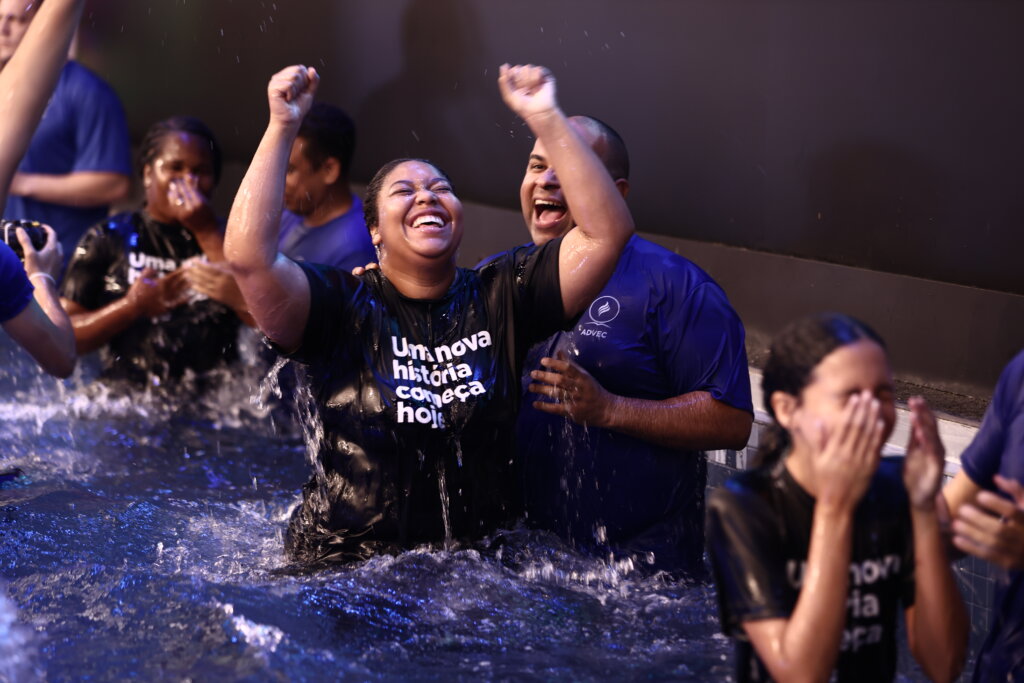 Último batismo do ano na ADVEC