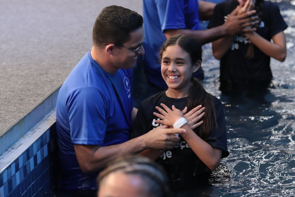 Último batismo do ano na ADVEC