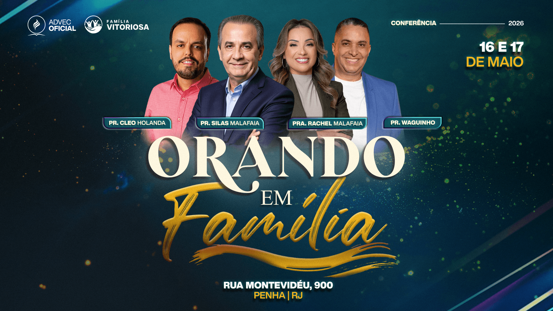 Conferência “Orando em Família” 2026: um chamado para fortalecer os lares na presença de Deus