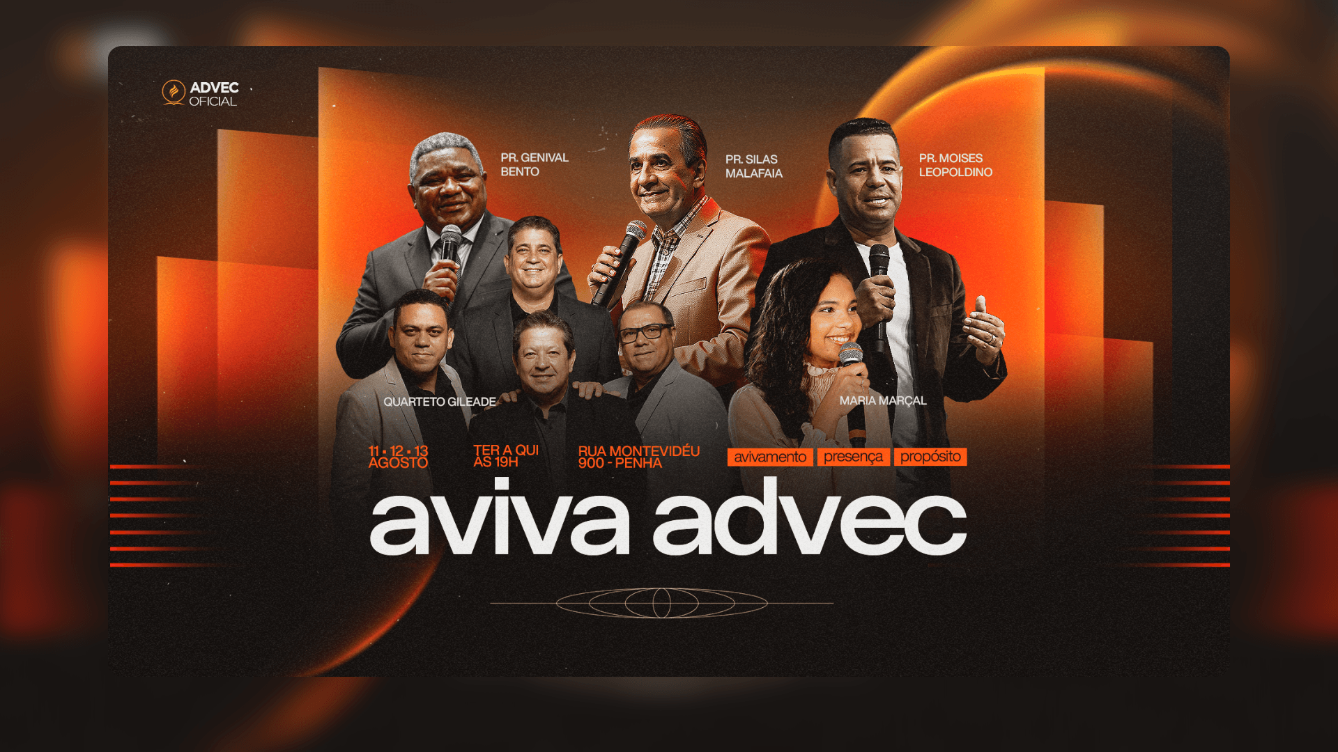 VEM AI O AVIVA ADVEC 2026: Três dias de avivamento, presença de Deus e propósito na ADVEC SEDE